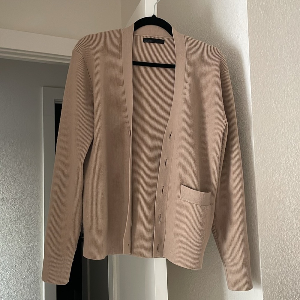 Oak + Fort Classic Fit Cardigan Size XS